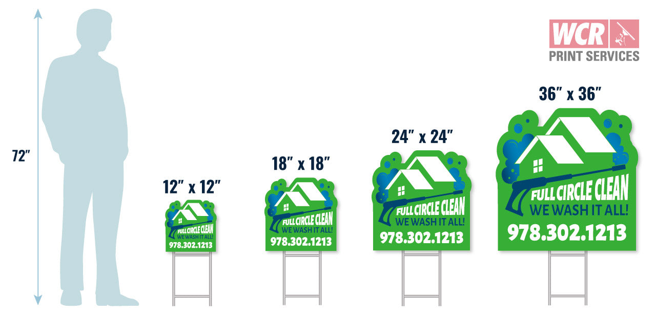 Yard Signs - Custom Shape