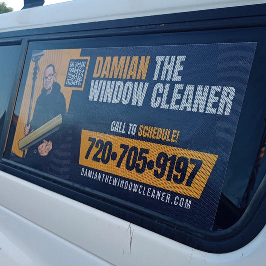 Perforated Window Vinyl