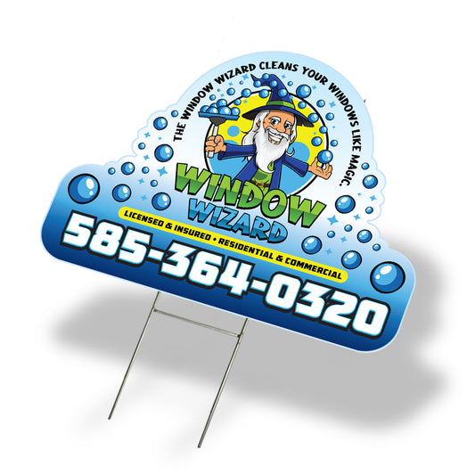 Yard Signs - Custom Shape