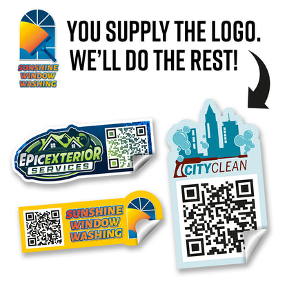 Die Cut QR Code Decals