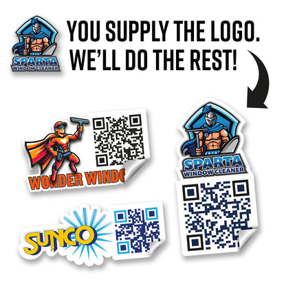 Die Cut QR Code Decals