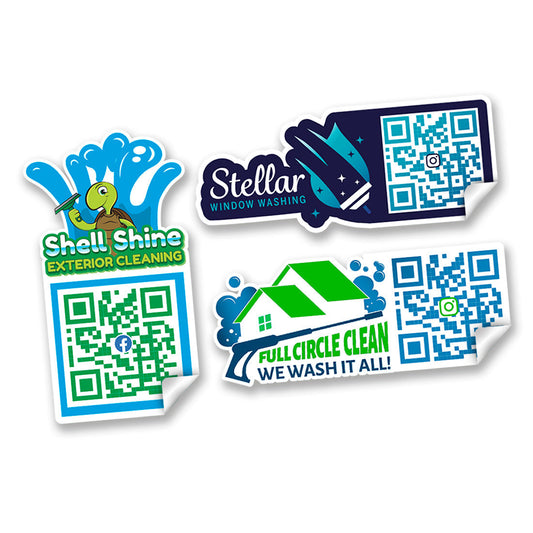 QR Code Decals – Scannable Stickers