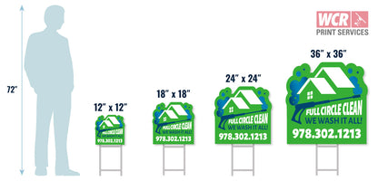 Yard Signs - Custom Shape