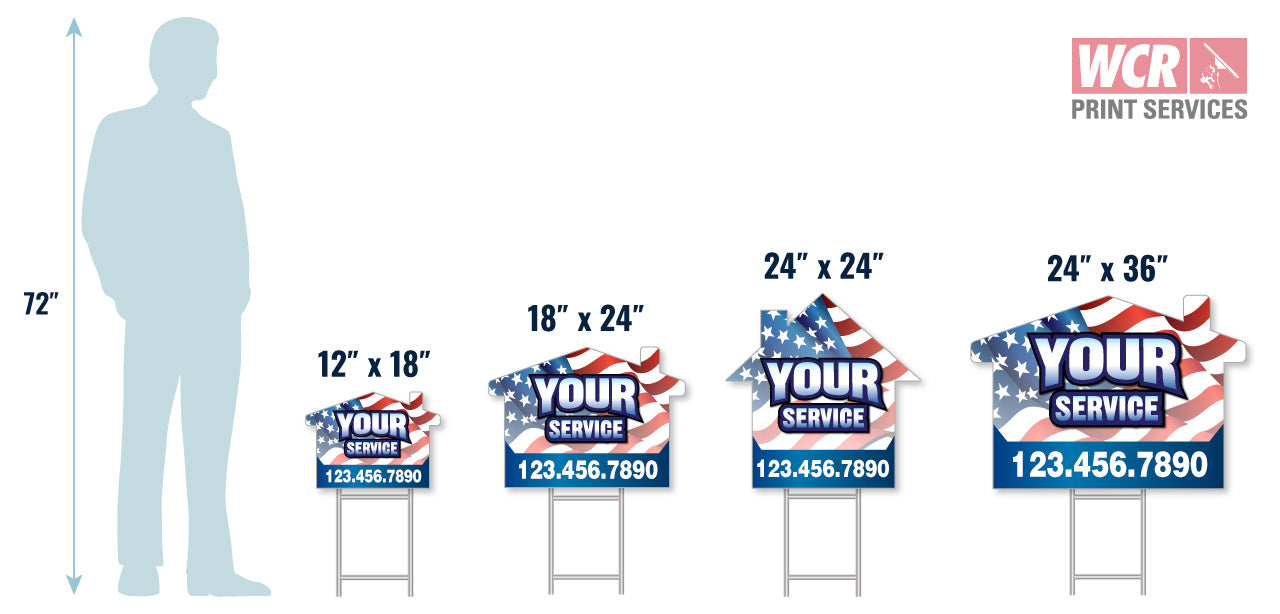 Yard Signs - Stock Shapes