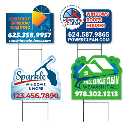 Yard Signs - Custom Shape