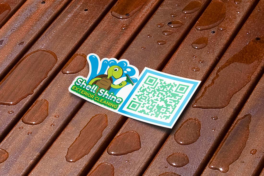 Die Cut QR Code Decals