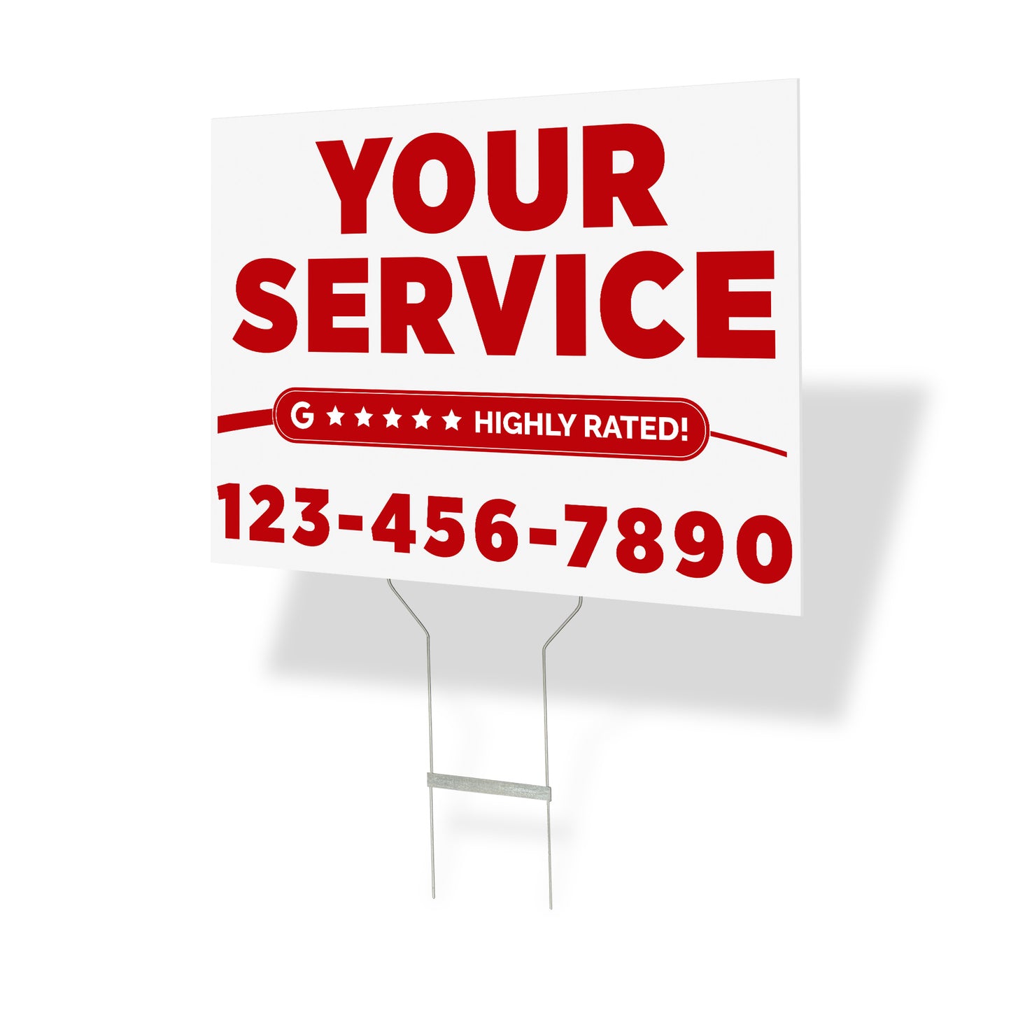 Economy 1 Color Yard Signs