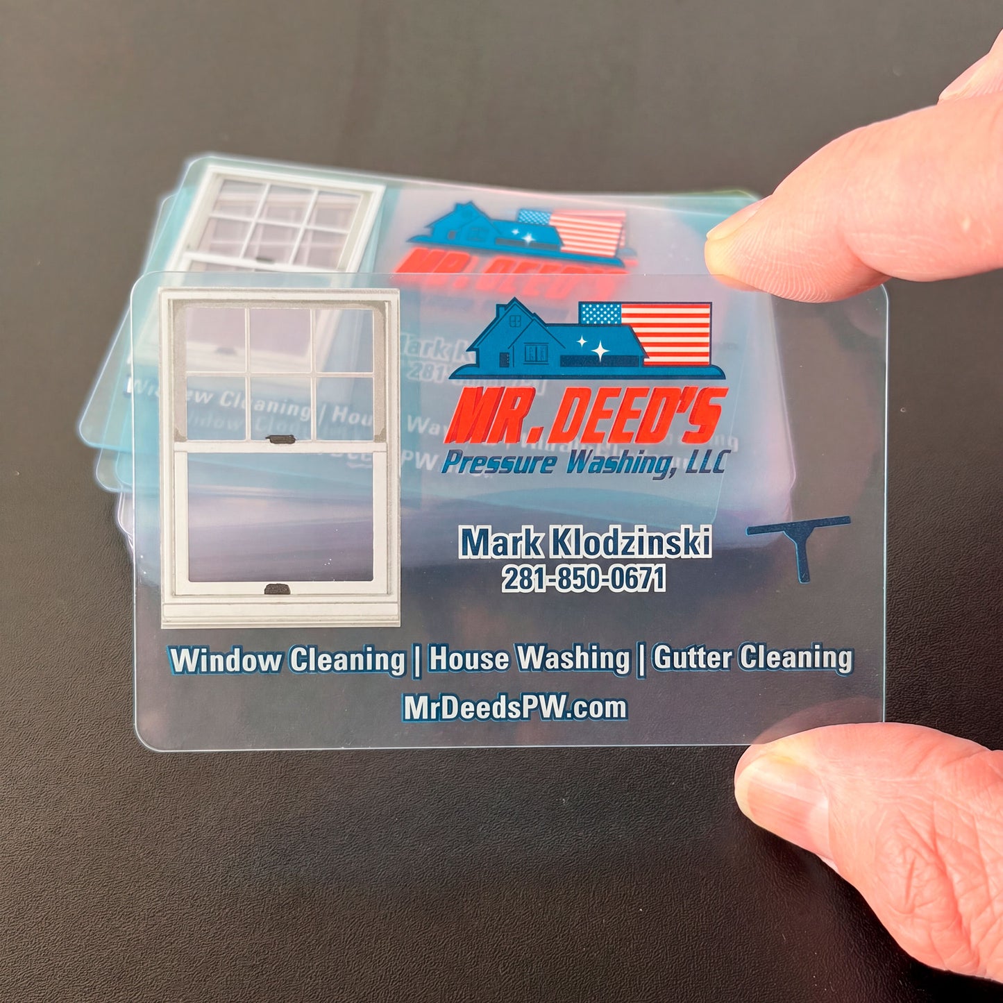 Clear Plastic Cards - Premium