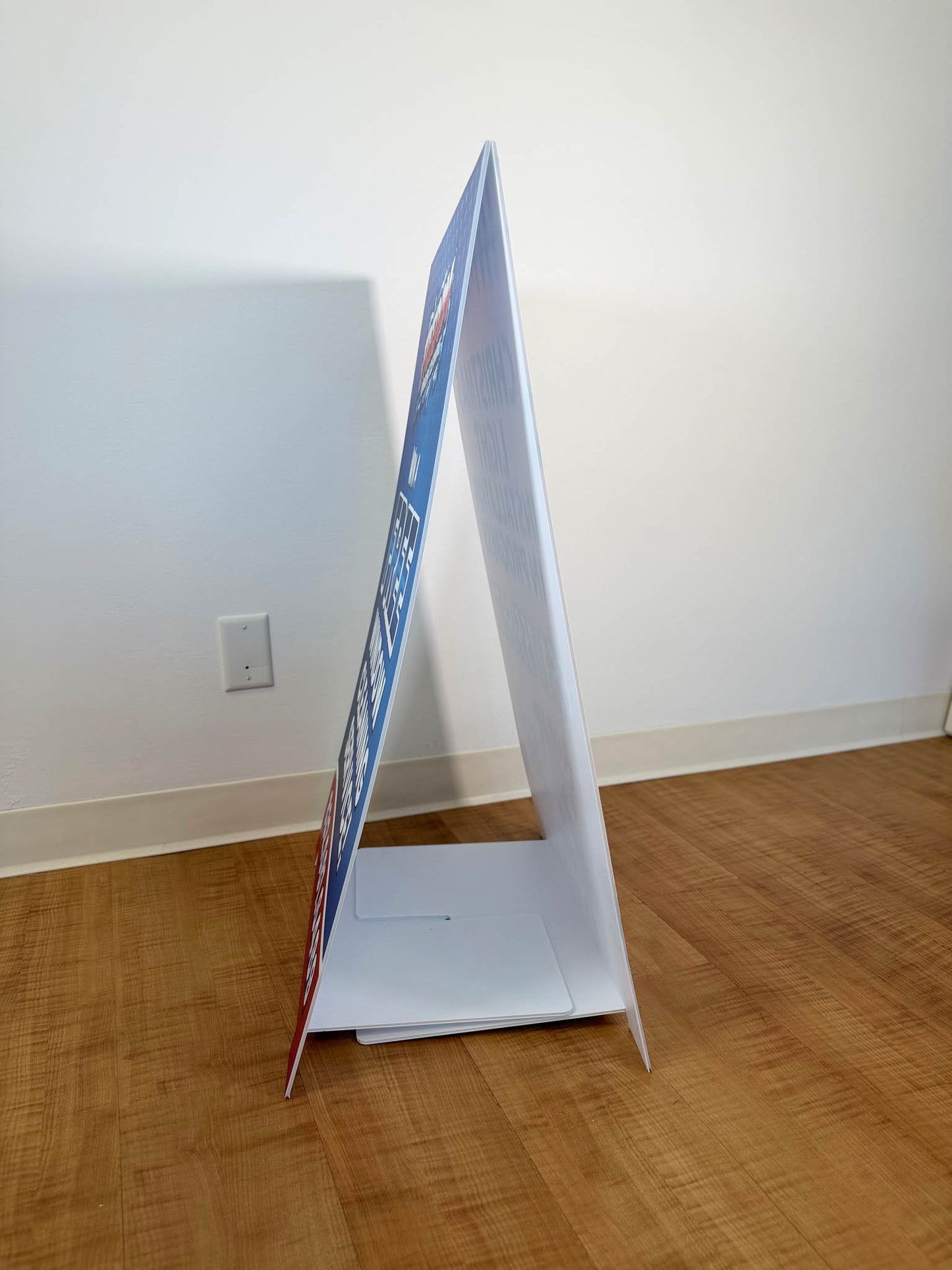 QuickStand™ A-Frame Sign – Lightweight Corrugated Plastic Sidewalk Sign